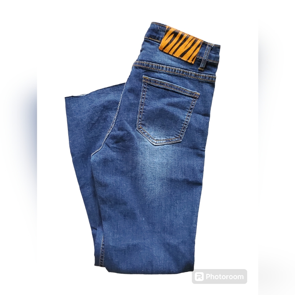Monkey Ride Distressed Jeans/Dk Blue - Picture 3 of 6
